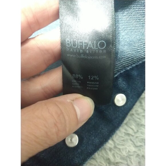 Buffalo David Bitton Embroidered Floral Denim Jacket Md Boho Cottage Core... - Picture 8 of 10